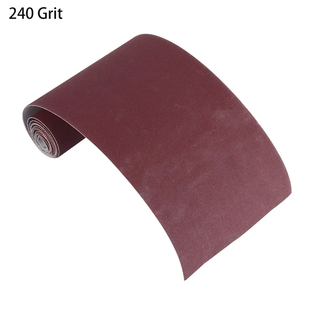 240 Grit 1 рулон 1 м " широкий наждачный рулон ткани наждачная бумага 80-800 зернистость шлифовальные инструменты влажная Сухая наждачная бумага ручной инструмент для дерева - Цвет: 240 Grit