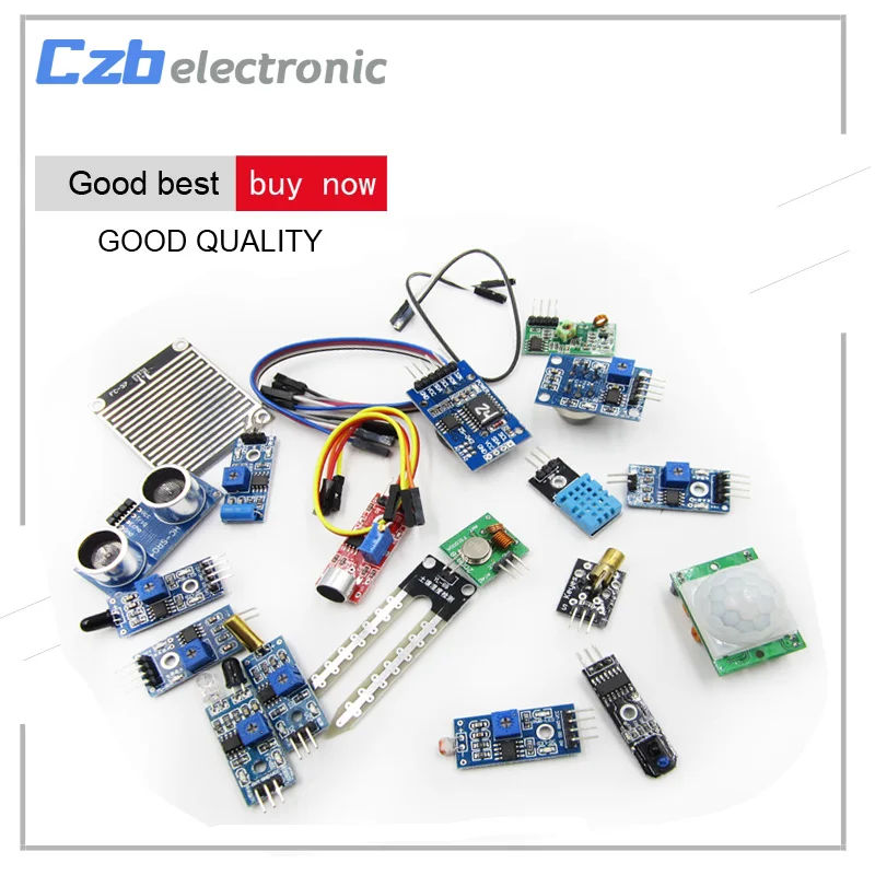 16 видов Raspberry Pi 3 2 Сенсор пакет модулей в 1 Наборы для Arduino UNO R3 с розничной коробкой