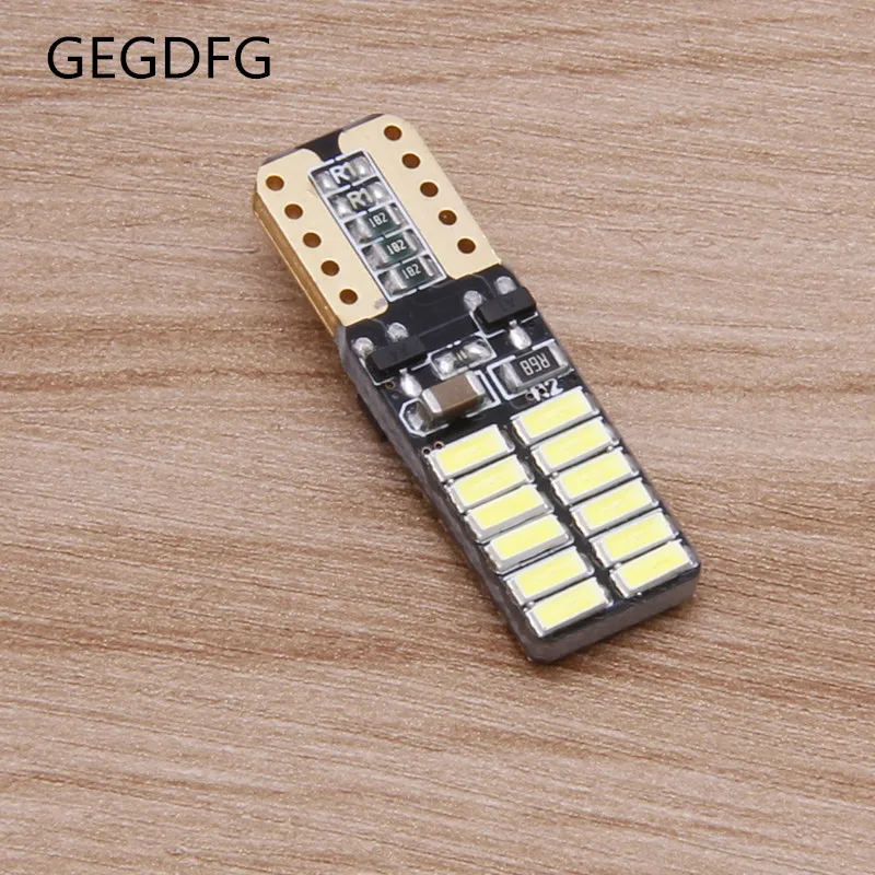 DC 12V T10 4014 SMD 24 светодиодный Автомобильный авто светильник лампочка источника