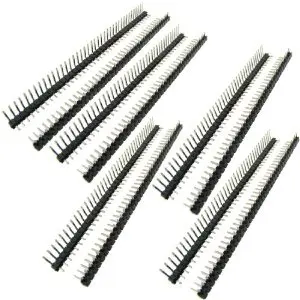 10 шт. 1x40 Pin 2 54 мм шаг однорядные штырьковые заголовки под прямым углом PCB |