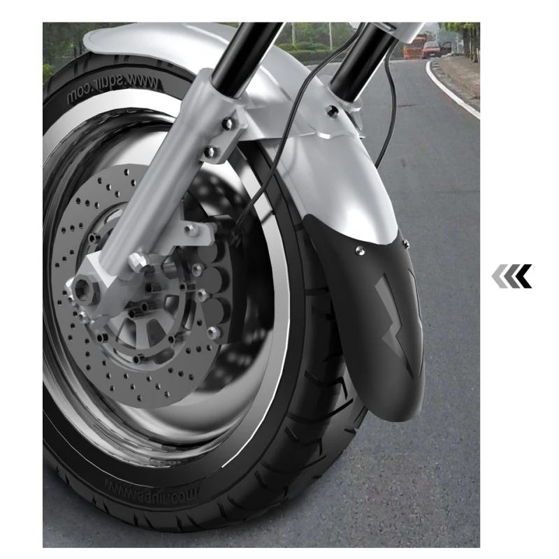 Newest Universal Motorcycle Lengthen Front Fender Rear andFront Wheel Extension Mudguard Splash Guard For |