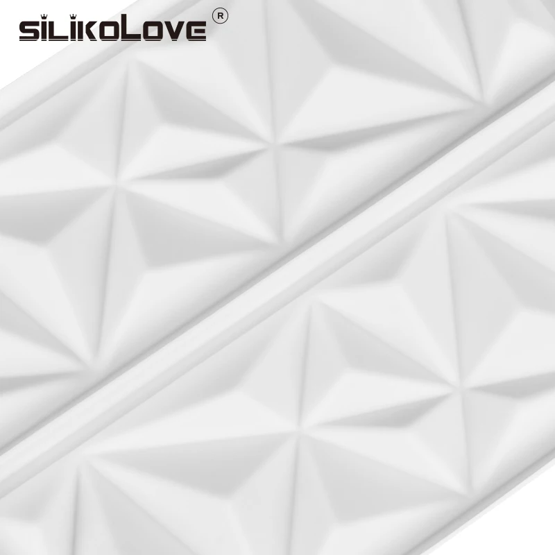 SILIKOLOVE форма для шоколада геометрическая форма для десертов силиконовая форма неправильный узор прямоугольная силиконовая форма для выпечки Новинка