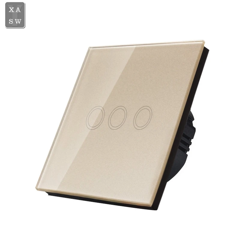 Выключатель света 86*86 мм Стекло выключатели нет кнопки 240 В LG TS01 007 Настенный