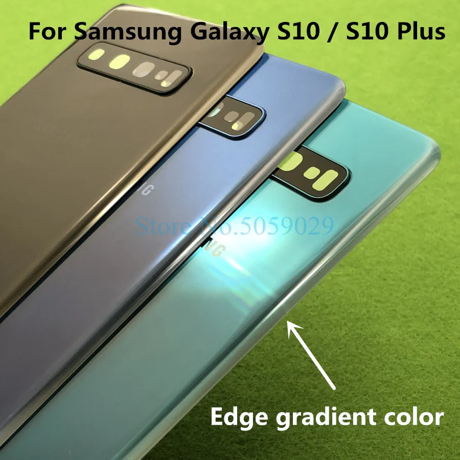 Стеклянный чехол для батареи, Сменный Чехол на заднюю дверь для samsung Galaxy S10 Plus S10e S10 S10+ G970 G9730 G9750