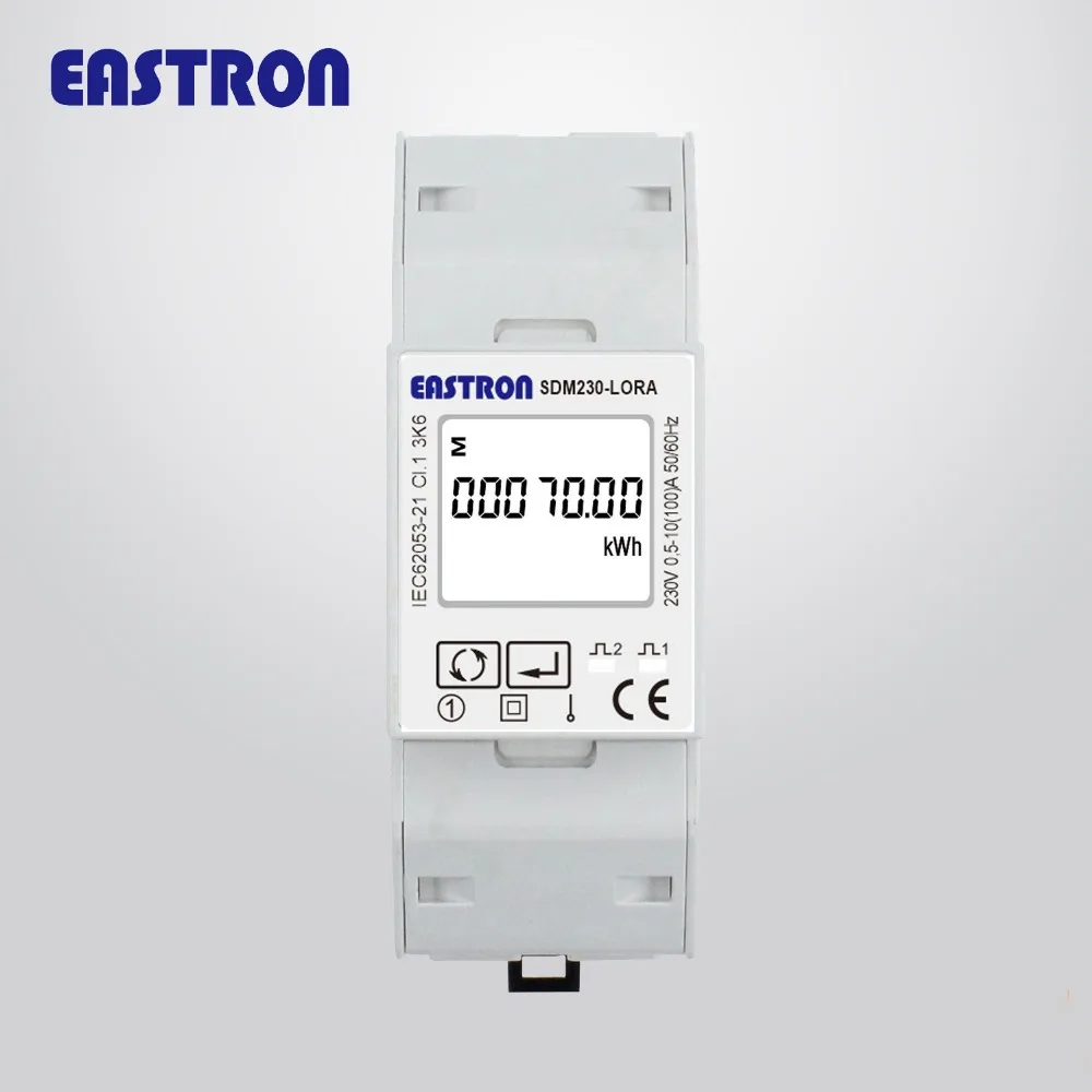 SDM230-LORA 230V 470/433 МГц Singe фазовый LoRaMesh Беспроводной многофункциональный счетчик