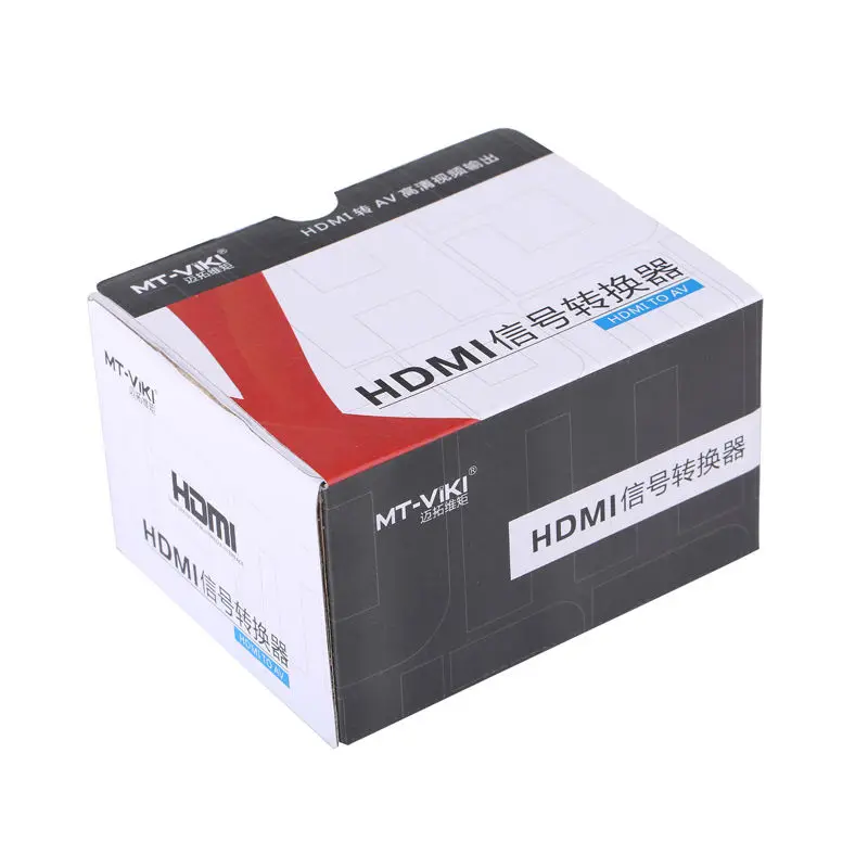 MT Viki HDMI в AV преобразователь цифровой аналоговый RCA видео адаптер коробка высокое