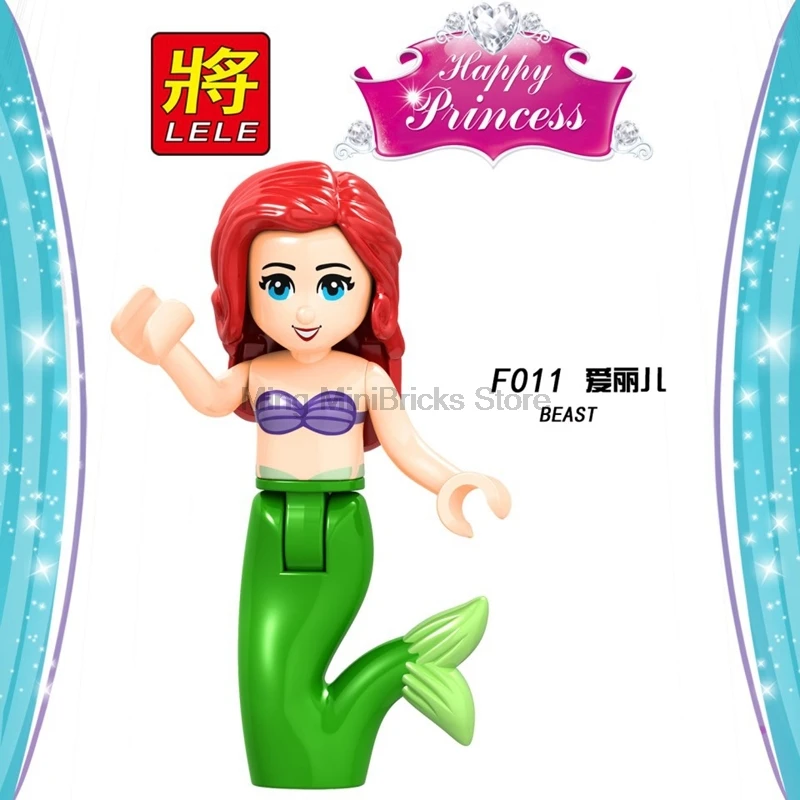 Beast Logoing Friends Belle Ursula Блокировка принцесса девочка малефисент строительные блоки для детей игрушки Совместимые Logoings фигурки наборы - Цвет: Beast