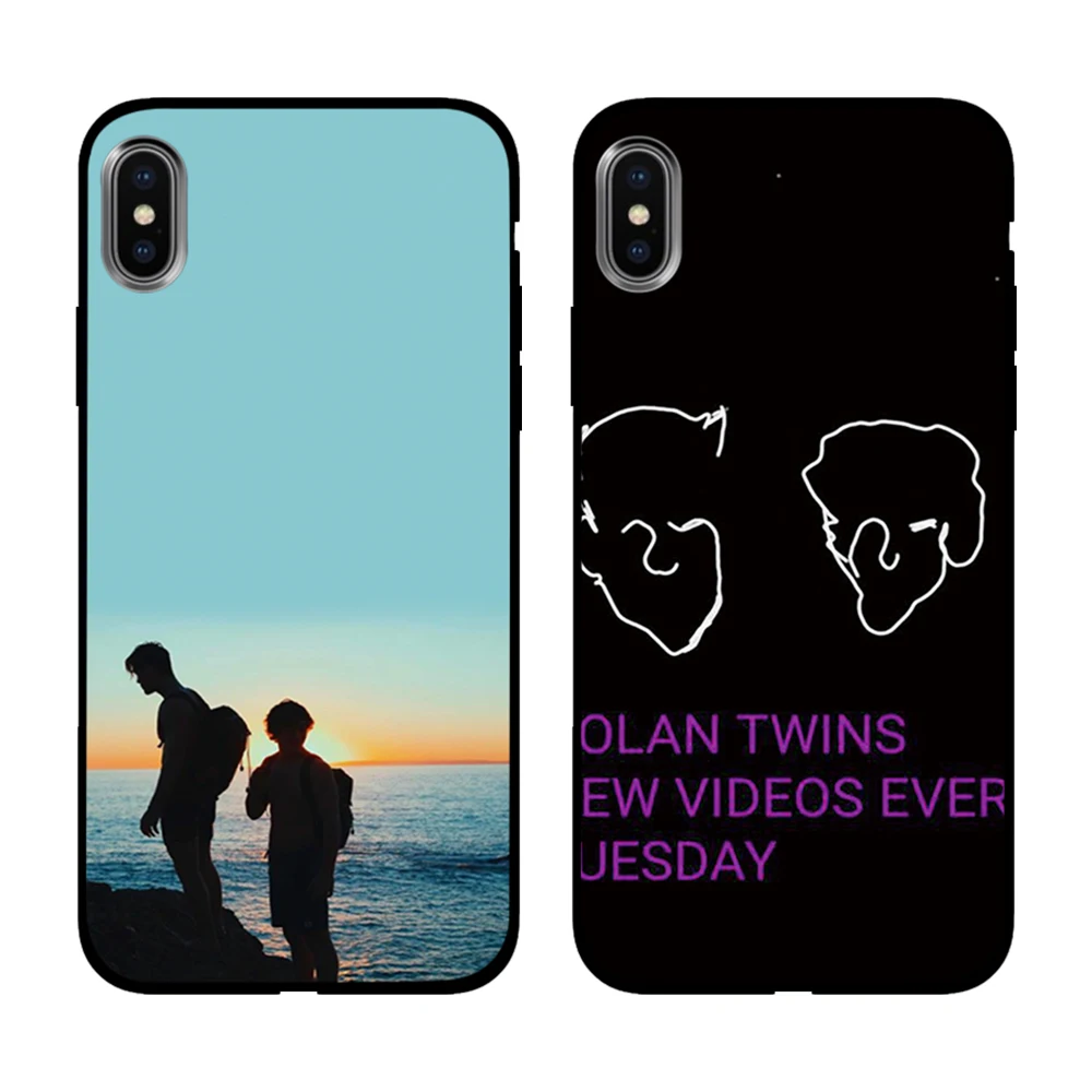 Мягкий ТПУ чехол Dolan Twins для Apple iPhone 6 6S 7 8 Plus 5 5S SE X XS MAX XR силиконовые чехлы |