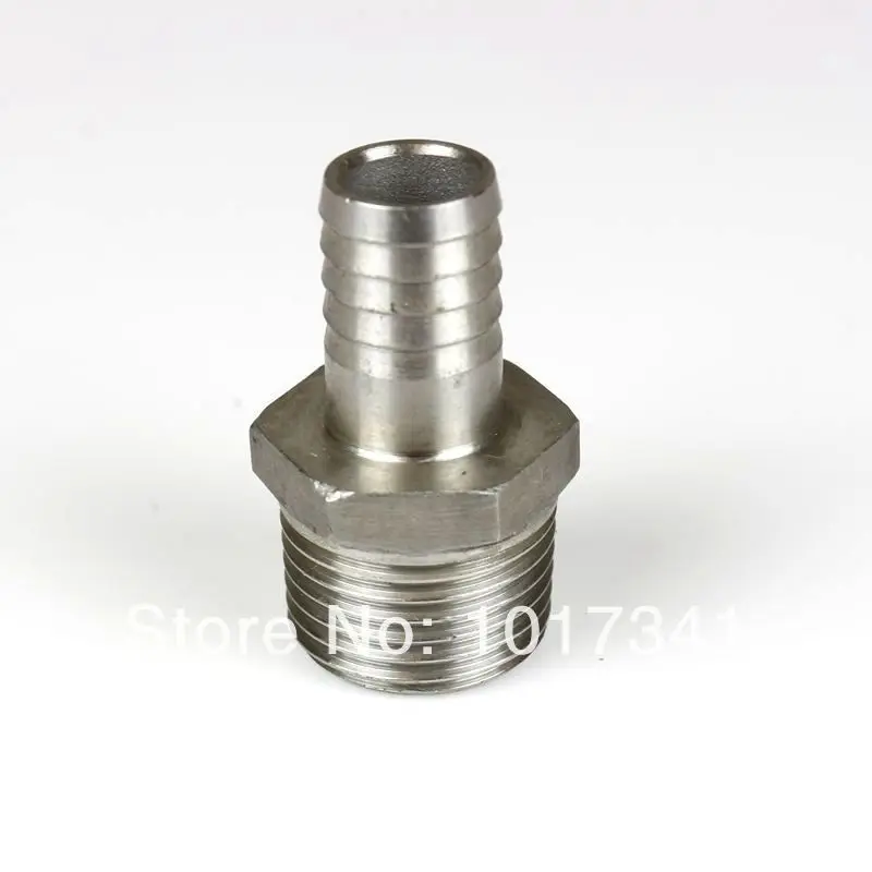 Барб для шлангов из нержавеющей стали 1/2 &quotПапа BSP x 1/2&quot оборудование
