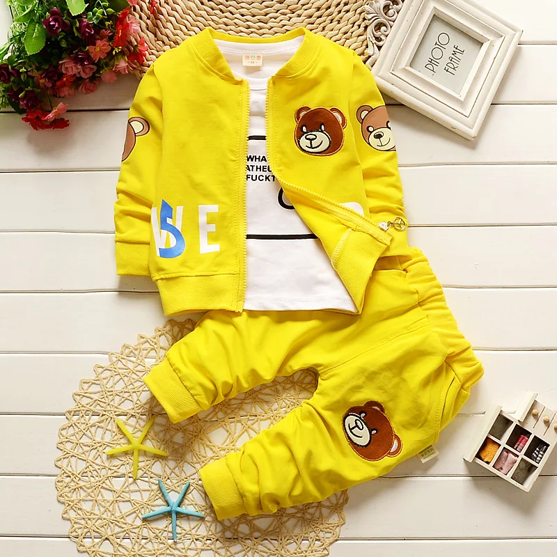 Комплекты одежды для маленьких мальчиков BibiCola детский весенний комплект в