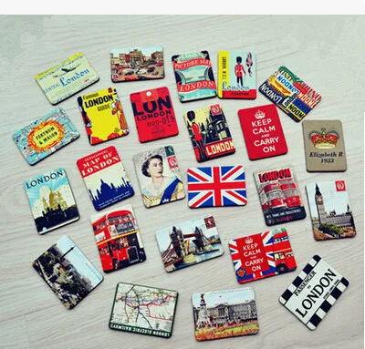 24 шт. резиновые магниты на холодильник Великобритания Англия Лондон набор