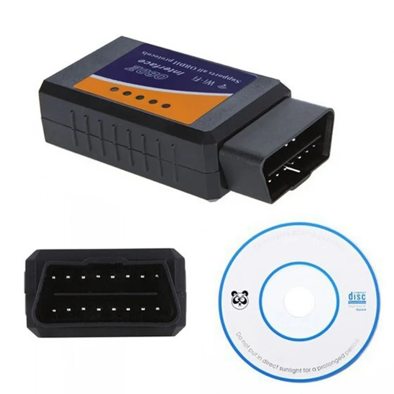 Мини ELM327 V1.5 Wifi Bluetooth адаптер OBDII сканер диагностический инструмент для Android Elm-327 Obd
