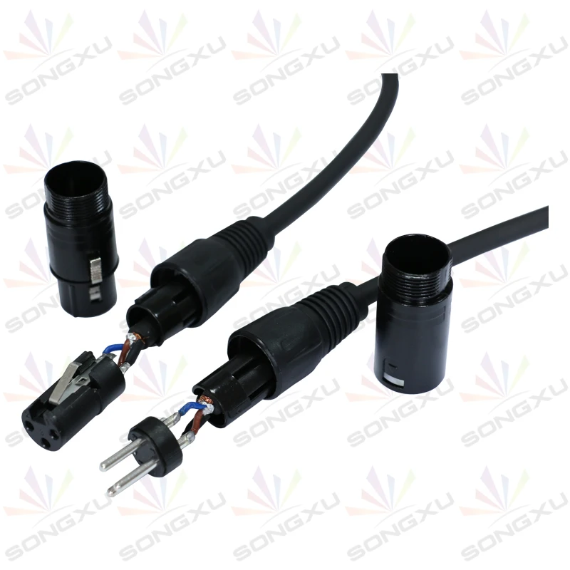 Сценический кабель XLR 3 контактный 1 5/5 футов 28 шт./лот|Эффект освещения сцены| |