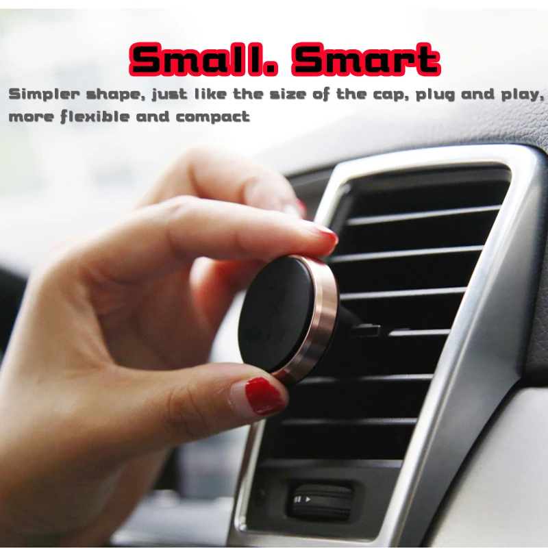 Магнитный маленький и изысканный держатель для телефона в автомобиле с
