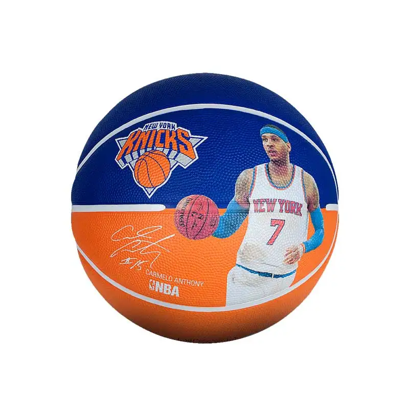 SPALDING outdoor Carmelo Anthony signature basketball official size 7 rubber men's match ball basketbol 83-341Y