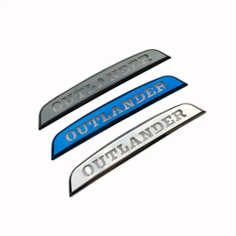 Stainless steel 3D stereo car high stop light decorative sticker for Mitsubishi Outlander Car styling | Автомобили и мотоциклы