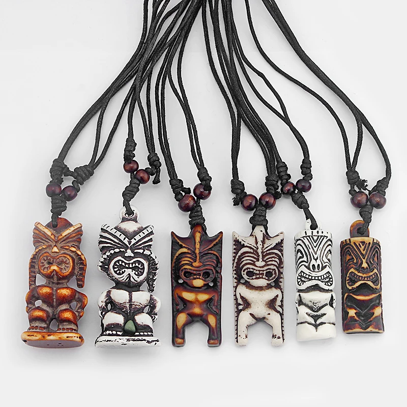 12 шт./лот мужские резные тотемные ожерелья колье кулон для серфинга|pendant necklace