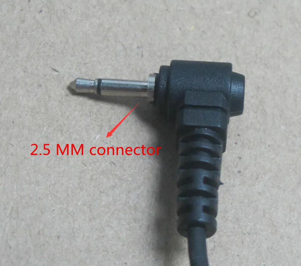 

oppxun 6PCS 2.5 MM connector D-type headset for Hand microphone