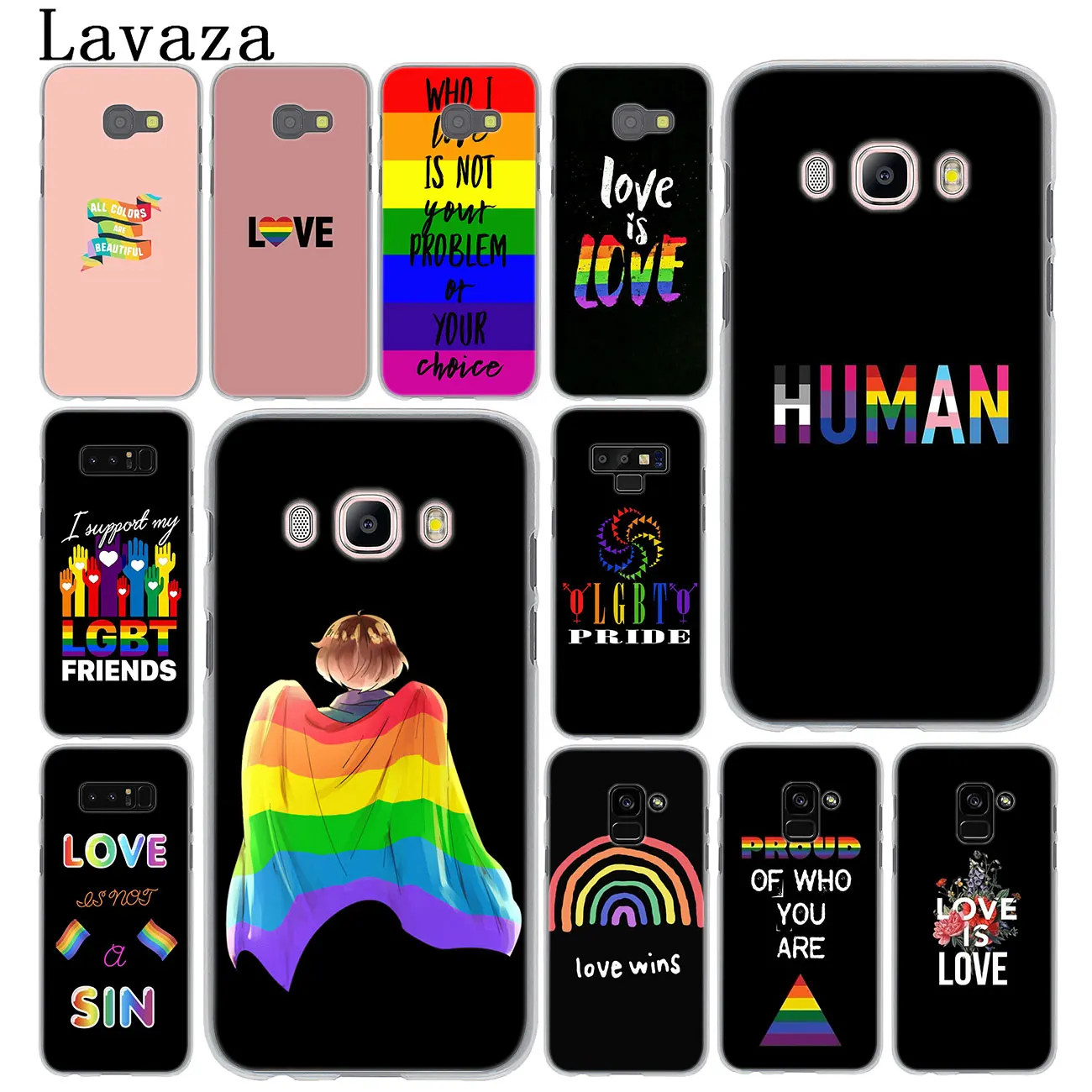 Lavaza LGBTQ сердце LGBT love is чехол для телефона с рисунком на тему любви Samsung Galaxy Note 10 9 8 A9