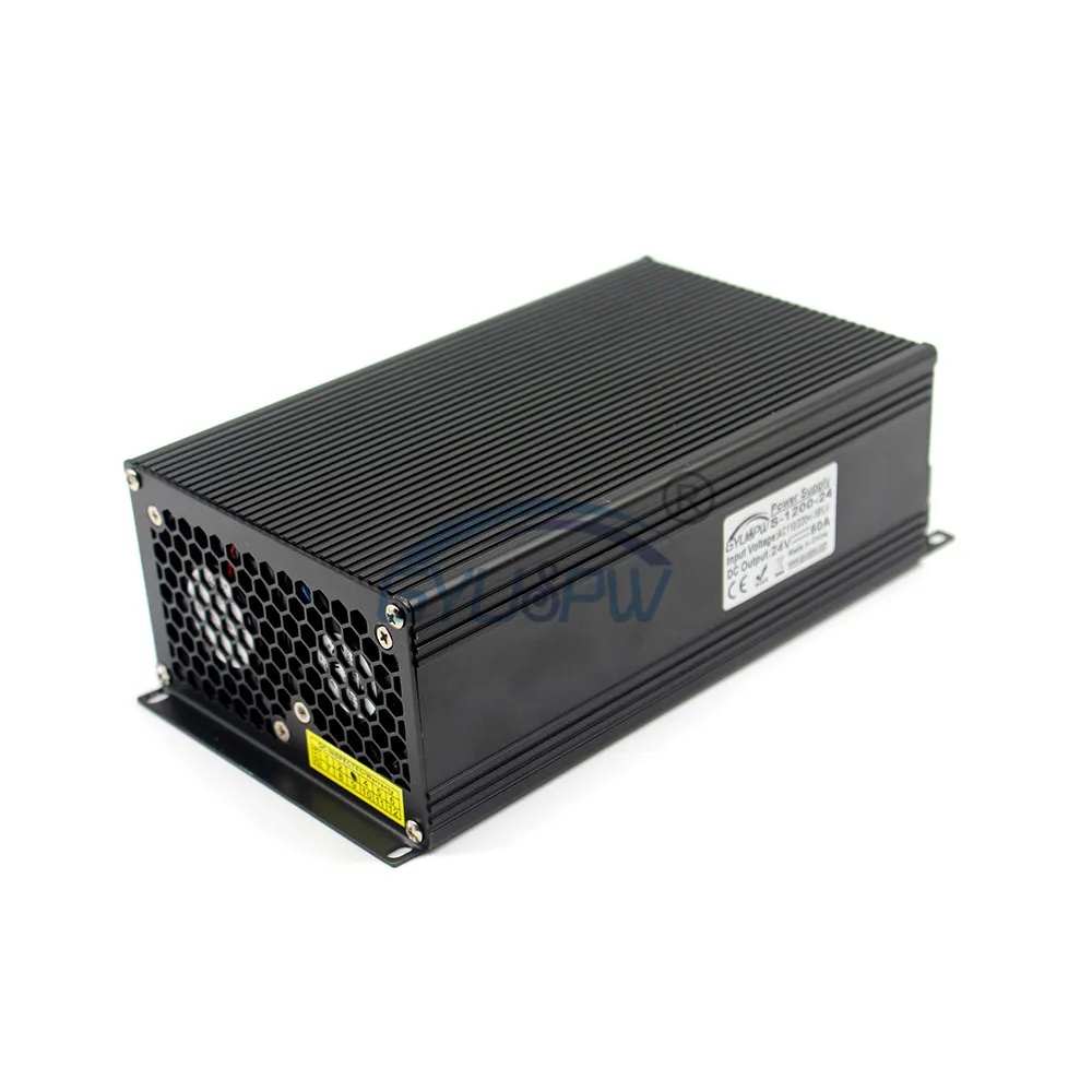 Мощный импульсный источник питания с одним выходом DC24V 50A 1200 Вт Трансформатор 110 В