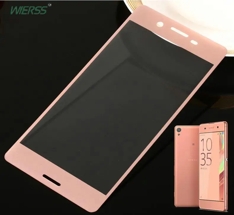 Для sony Xperia X Performance F5121 3D изогнутая полная защита экрана из закаленного стекла для sony Xperia XA Ultra F3111 - Цвет: rose gold full cover