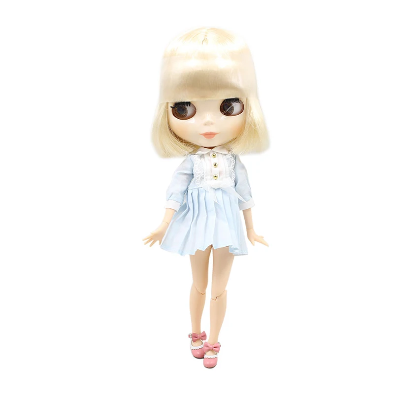 Ледяная фабрика blyth кукла 1/6 bjd светлые белые короткие волосы суставы тело белая кожа игрушка 130BL0519