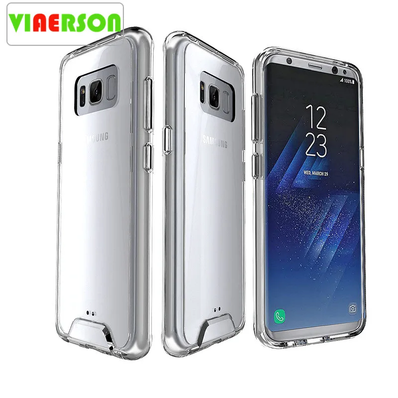 VIAERSON Shockproof Clear TPU+ PC Back Cover For iPhone X Plus 9 Case Super Anti-shock Coque iphone 7 8 6 6s Bag | Мобильные