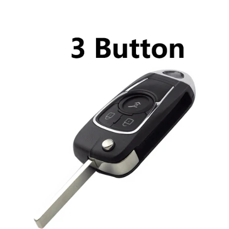 OkeyTech 2/3 Buttons Modified Flip Folding Car Key Shell Replacement Cover Case Fob for Opel Insignia Astra For Chevrolet Cruze - Количество кнопок: 3 Кнопки