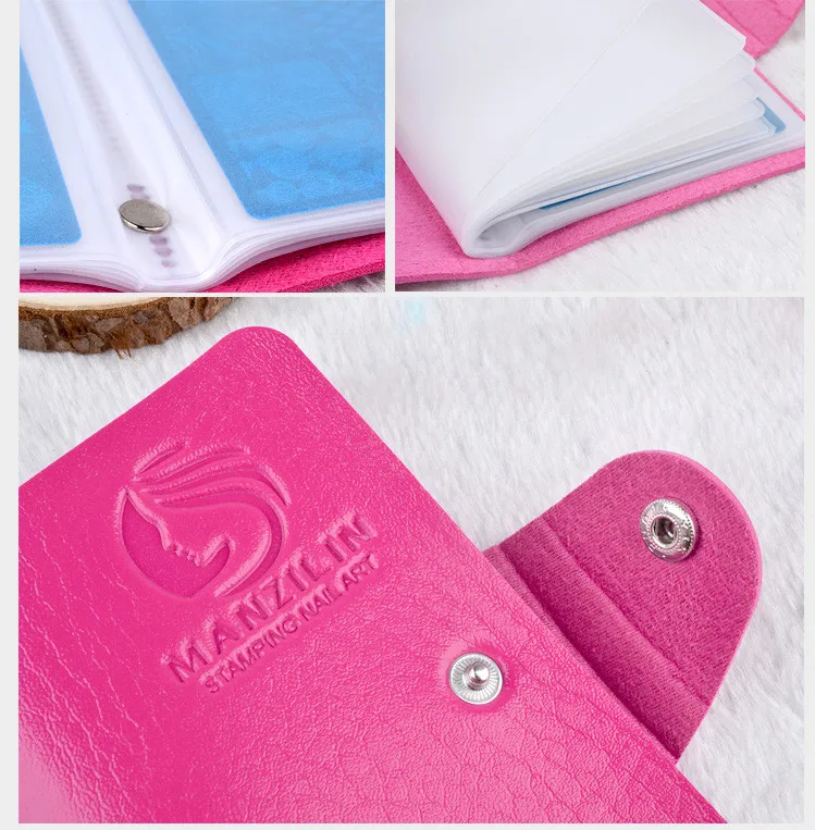 20 слотов дизайн ногтей штамп пластины штамповки держатель Органайзер сумка