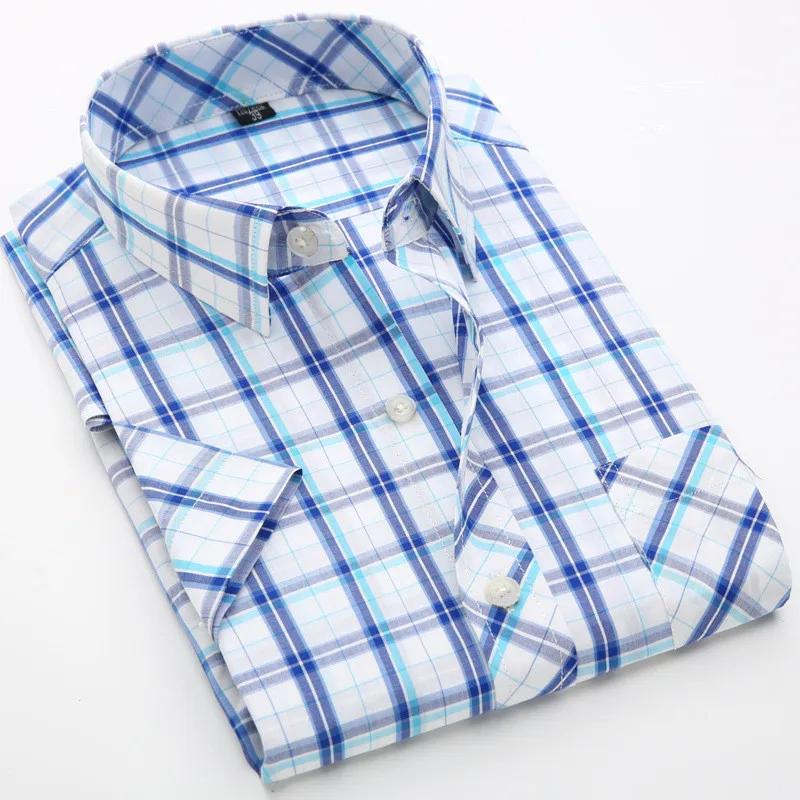 Мужские Рубашки С Коротким Рукавом В мужская Повседневная Рубашка Лето 2016