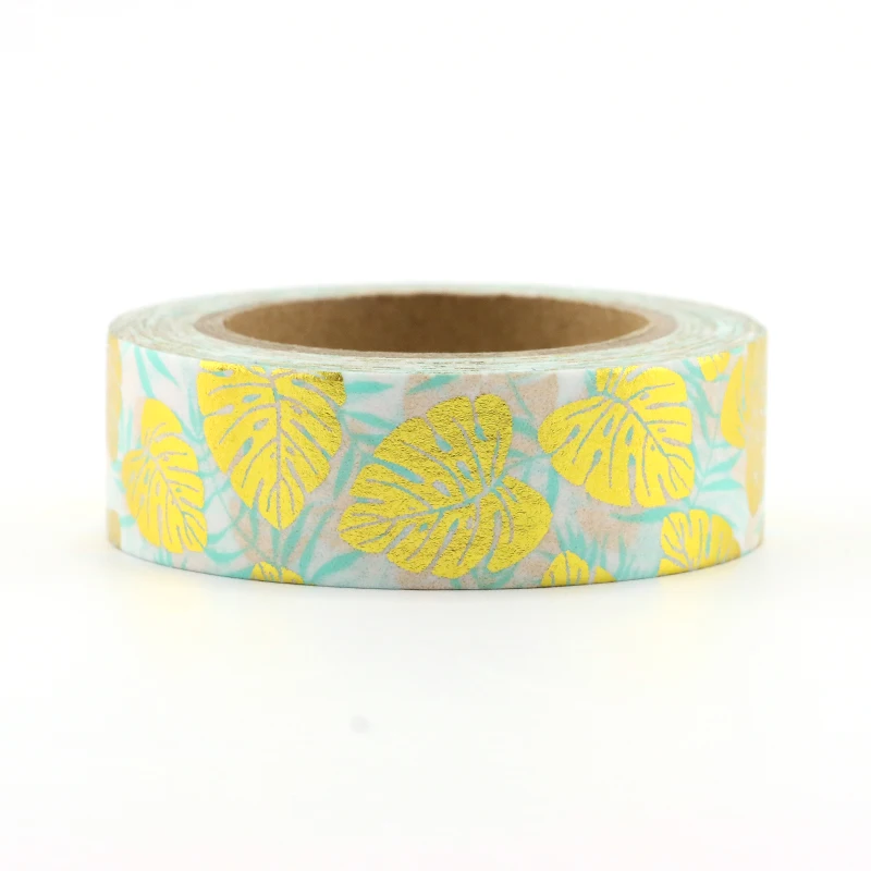 

New 1pcs15mm*10m gold leaf and paper tape