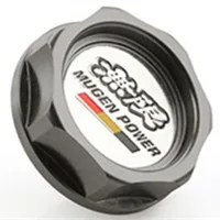 Mugen power Performance масляная Крышка для Honda Civic Fit City согласие CRV CR-V XR-V Vezel масляный топливный фильтр гоночный бак двигателя крышка - Цвет: Серый