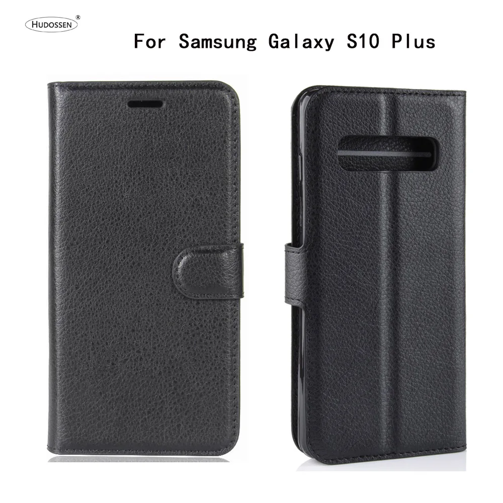 Чехол HUDOSSEN для Samsung Galaxy S10 Plus G975F роскошный откидной кожаный чехол аксессуары
