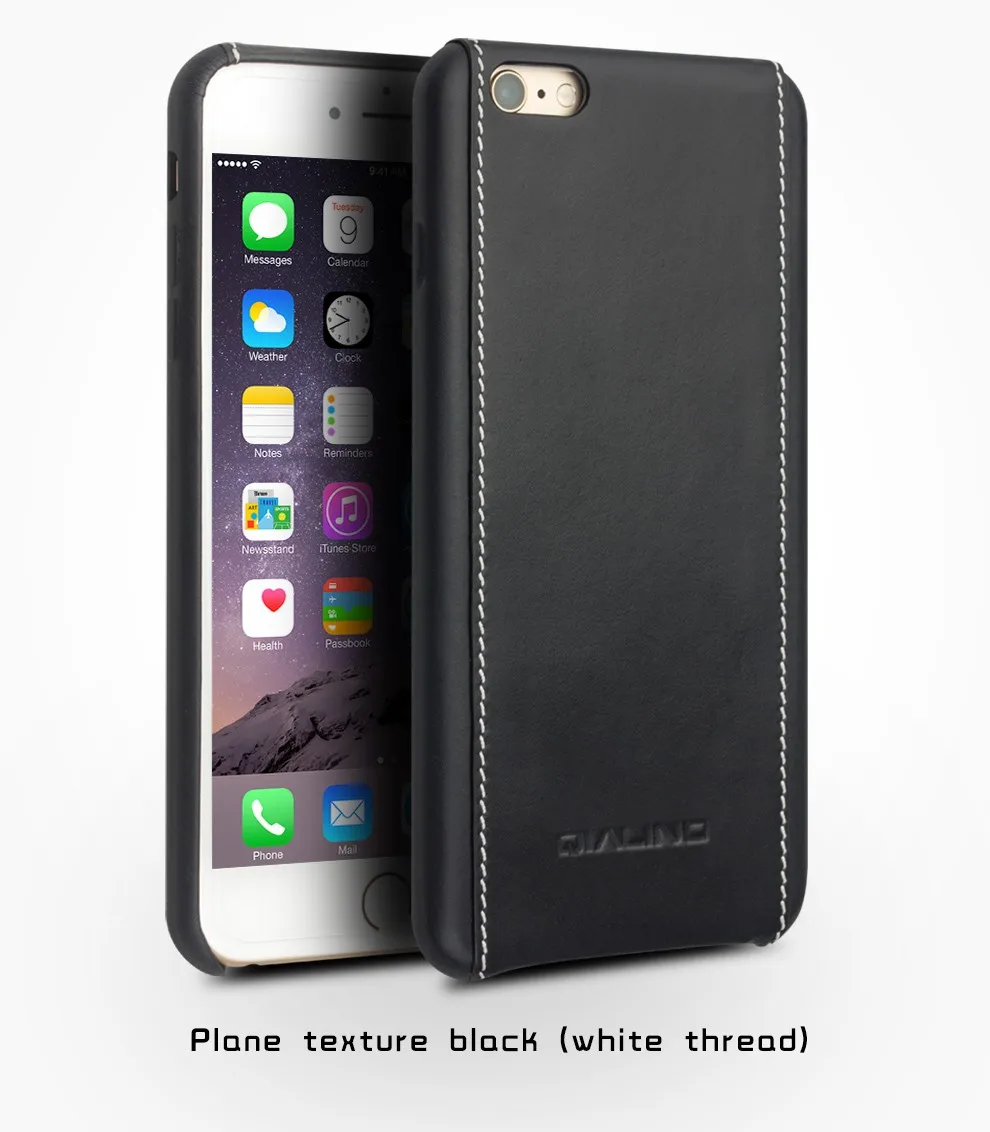 QIALINO чехол для iphone 6 4.7/5.5 Роскошный чехол из натуральной телячьей кожи для iphone 6s plus ультра тонкий модный чехол