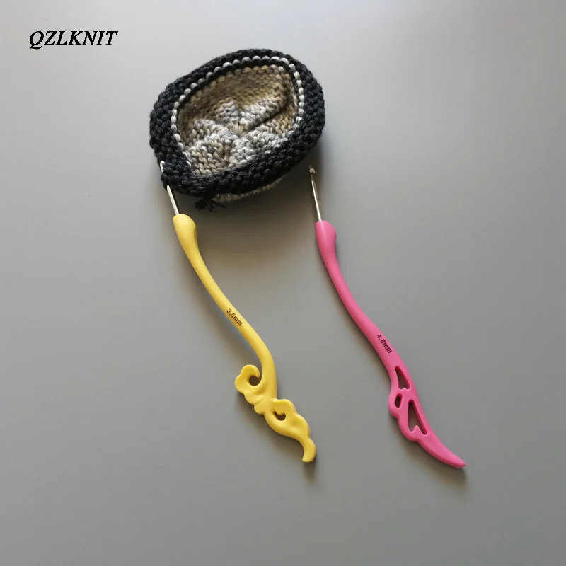 Цветная заколка для волос QZLKNIT 8 шт./компл. 2 5 мм 6 0 с мягкой пластиковой ручкой
