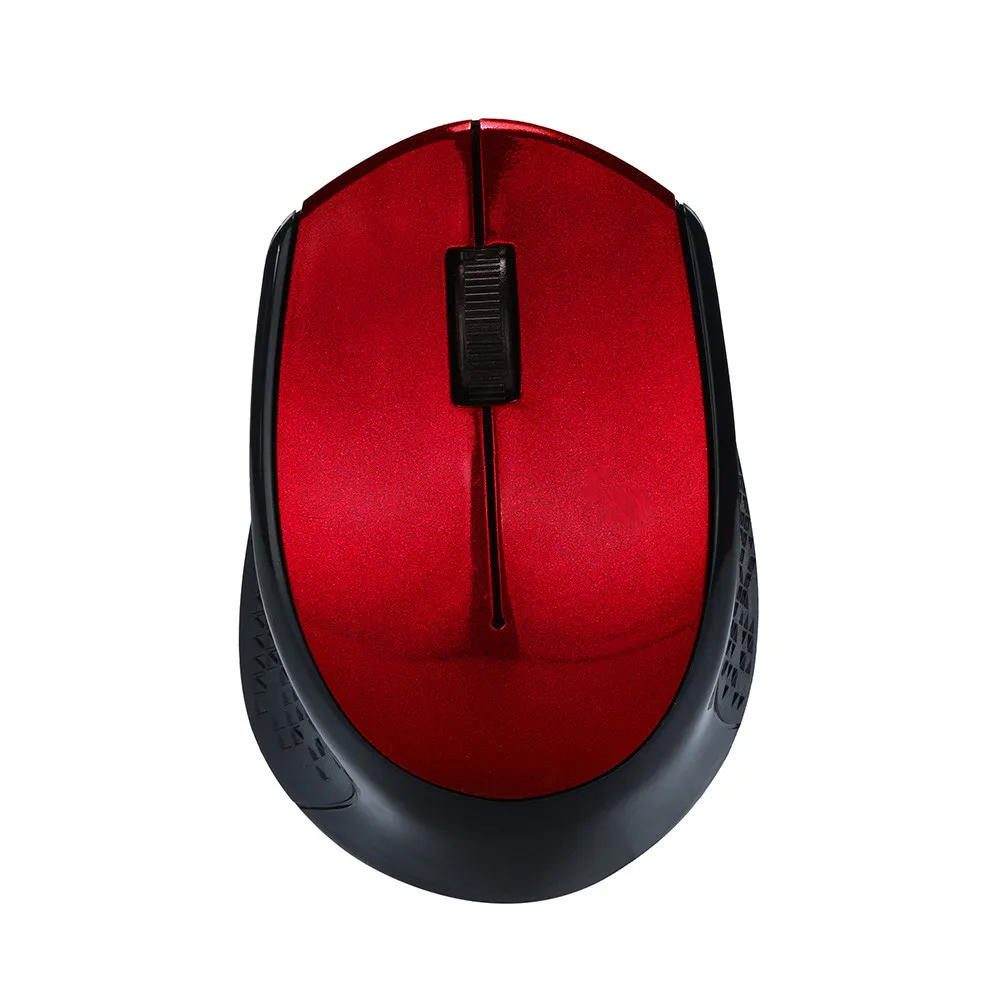 Red Беспроводная мышь VOBERRY, 2 кнопки, 1600 dpi, Mause, 2,4G, оптическая USB Бесшумная мышь, эргономичные мыши, беспроводная мышь для ноутбука, компьютерная мышь - Цвет: Red