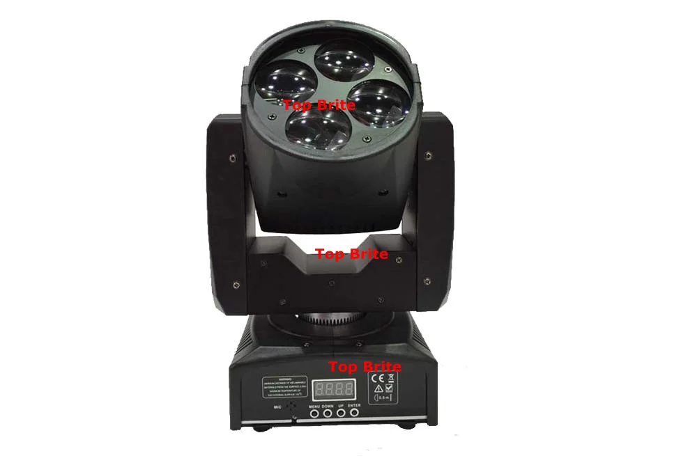 2Pcs/Lot 60W Led Moving Head Spot Effect Light 4x15W Super Beam Wash Mini Lighting For Stage DJ Disco Laser Projector | Лампы и