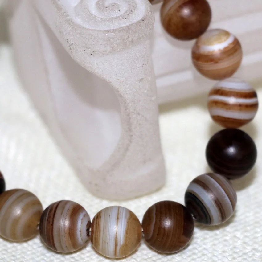 10 мм натуральный агат оникс Персидского залива вен камень сердолик Бусины