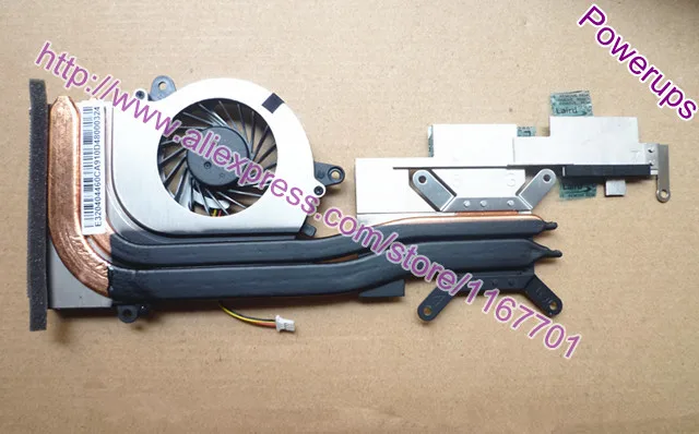 Оригинальный ноутбук GPU/Графический радиатор охлаждения радиатора и вентилятор