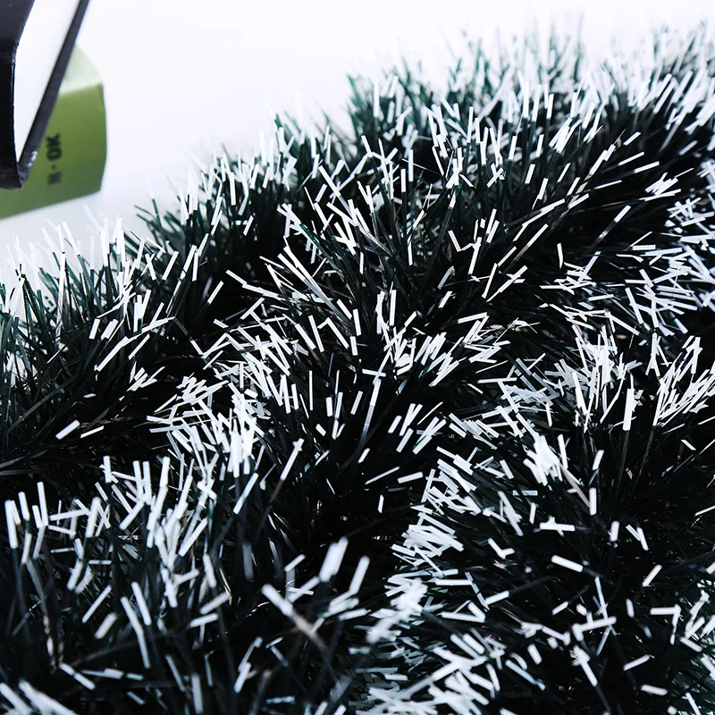 Гирлянда из блестящей плотной рождественской мишуры 2 метра венок декоративные