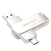 disain dual flash drive type c high speed memory stick compatible with androidmobile phone print logo usb 3 1 pen drive