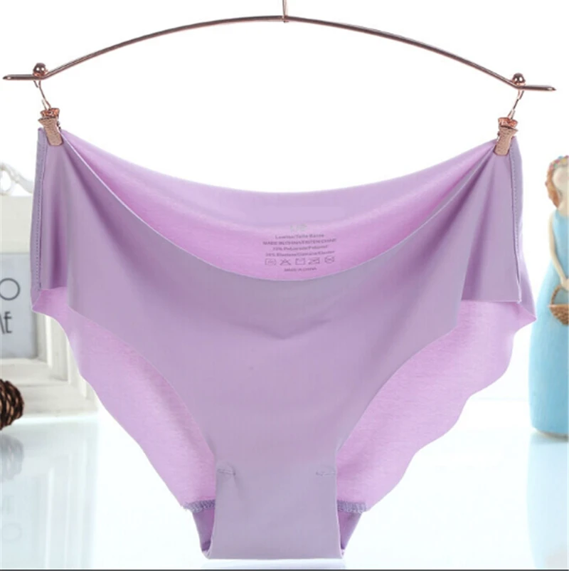 Сексуальные женские мягкие трусики бесшовное нижнее белье хипстерское черные