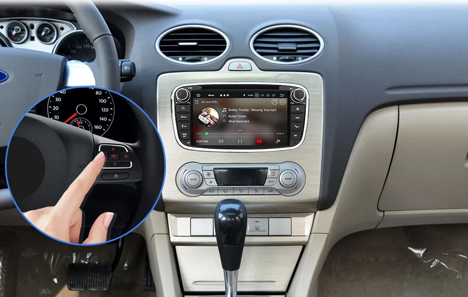 Isudar Автомобильный мультимедийный плеер Android 9 gps Авторадио 2 Din для FORD/Focus/Mondeo/S-MAX/C-MAX/Galaxy ram 4 Гб 32 Гб компактное минирадио DVR