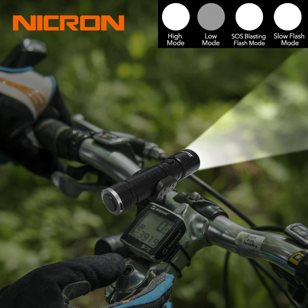 Фонарик NICRON N62 Аккумуляторный компактный 5 Вт 170 лм М IPX4|Фонарики и осветительные