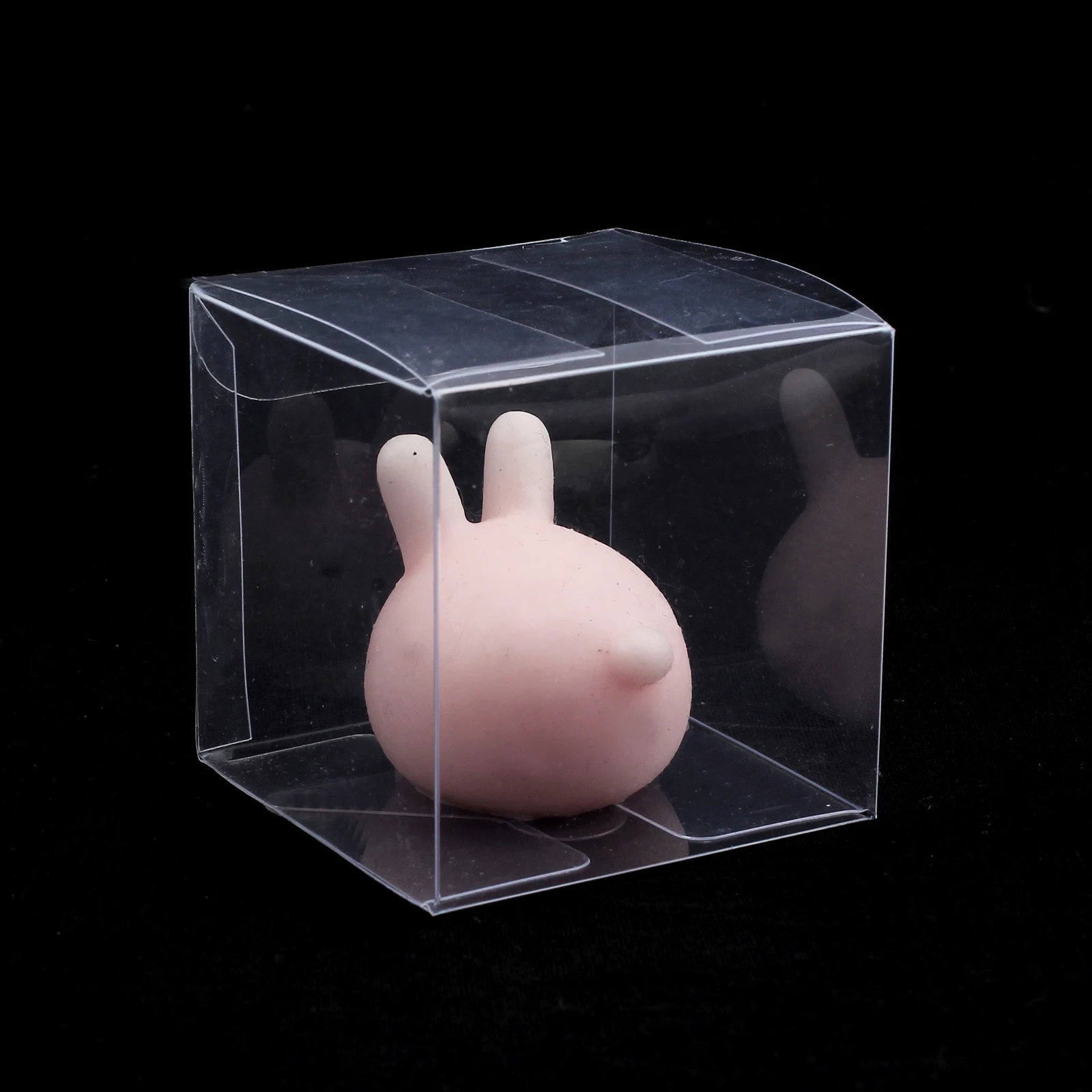 

TANiCE 50pc Clear PVC Transparent Clear Box Clear Transparent Candy Box Gifts Birthday Wedding Favor Holder Chocolate Candy Box
