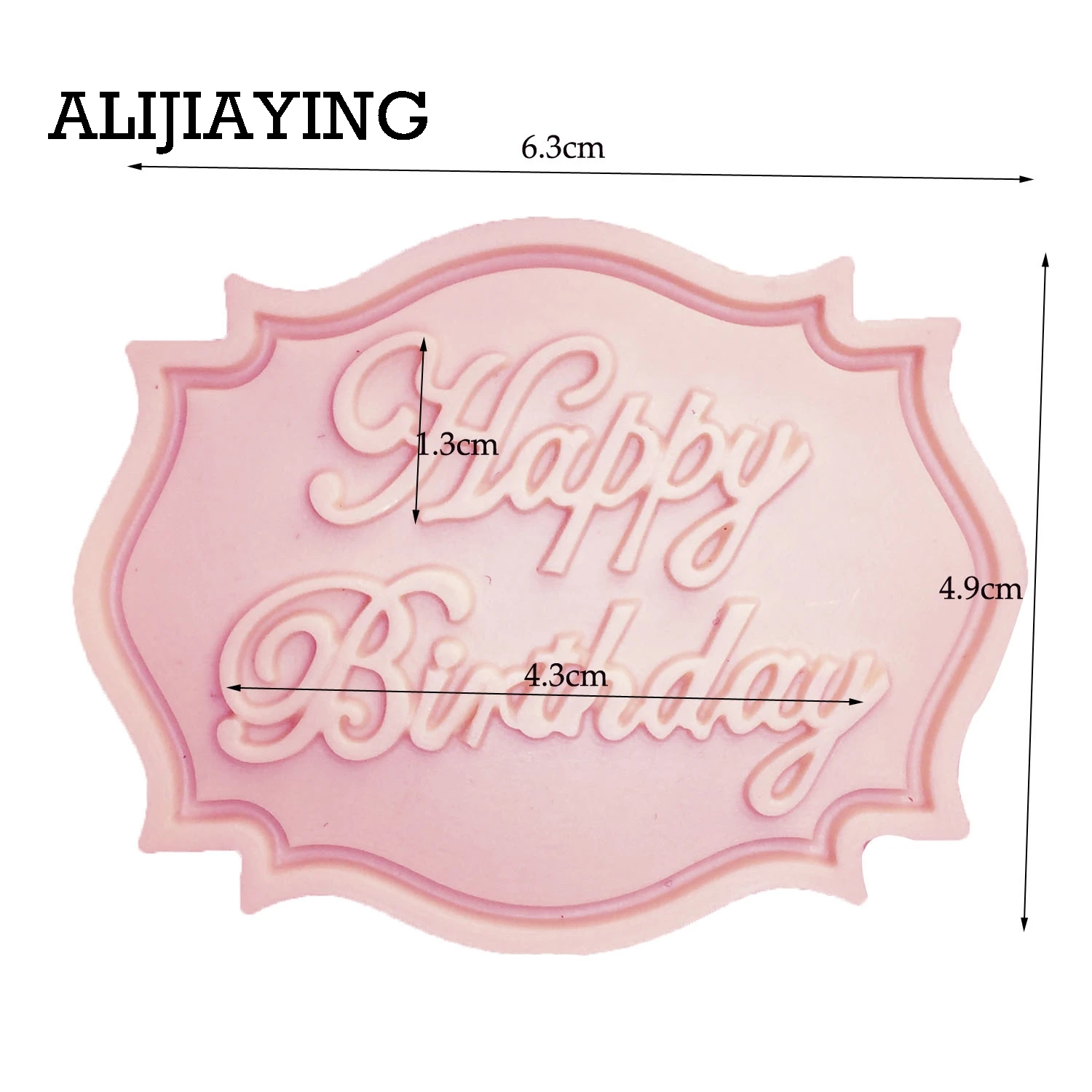 

M0070 Happy Birthday Letter form silicone mold chocolate fondant cake decoration Tools cupcake mould