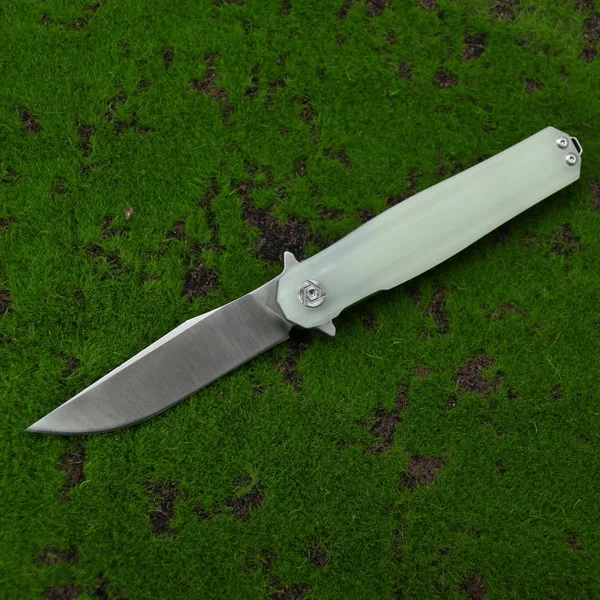 CH нож 35005-G10 Флиппер складной нож D2 лезвие G10 ручка Открытый Отдых Охота pocke фрукты ножи выживания EDC инструменты - Цвет: Jade green