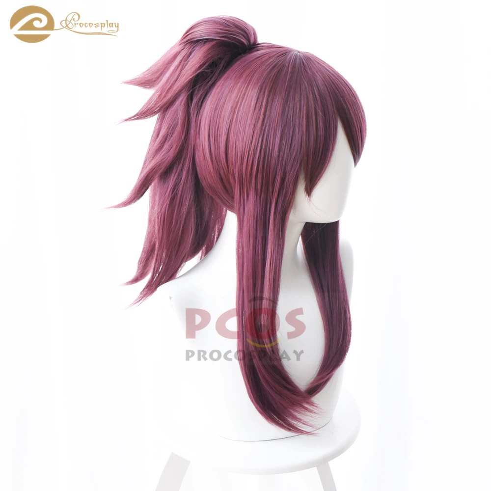 Akali парик для косплея KDA волос mp004199|Реквизит костюмов| |