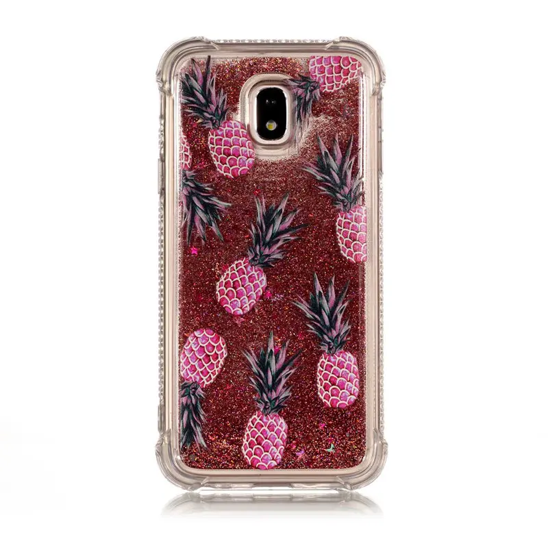 For Samsung Galaxy J330 J3 2017 EU Version Phone Case Dynamic Glitter Luxury Unicorn Liquid Quicksand Soft Silicone Back Cover |