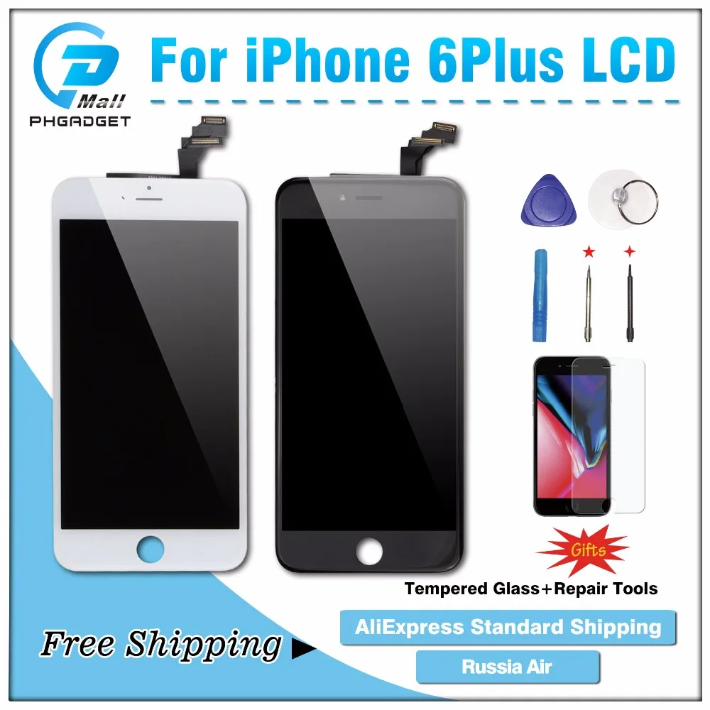 Normal Delivery!!! ON SALE!!! AAA LCD display + Touch Screen for iPhone 6 plus 6+ 6P digitizer | Мобильные телефоны и